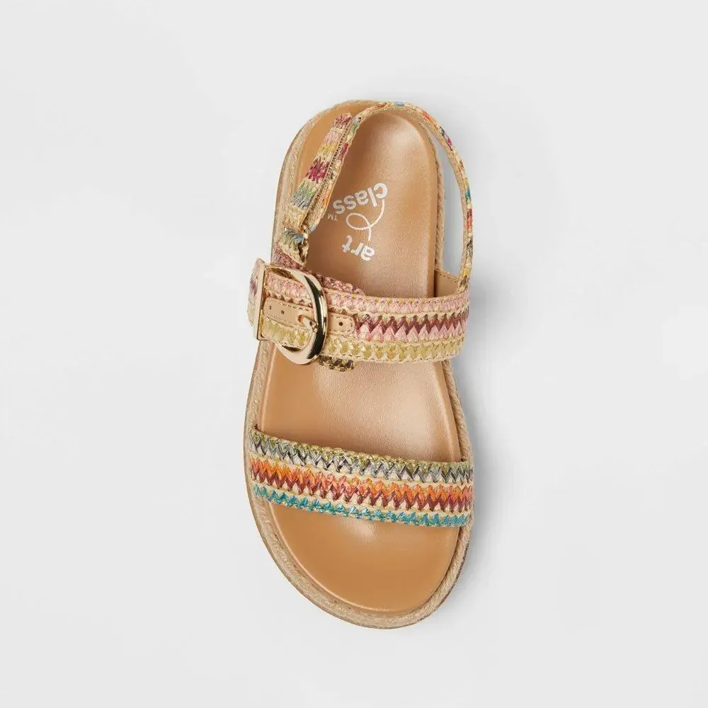 Art Class Kids' Jan Sandals Tan 13 NWT